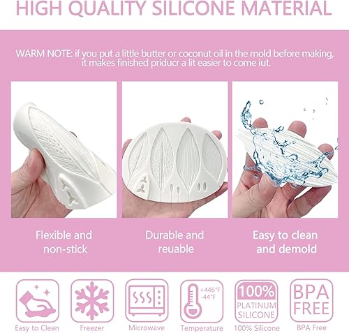 Miniatura 7 de Molde de fondant de flores moldes de silicona para decoración de tartas de flores de lirio para decoración de cupcakes mousse chocolate de caramelo