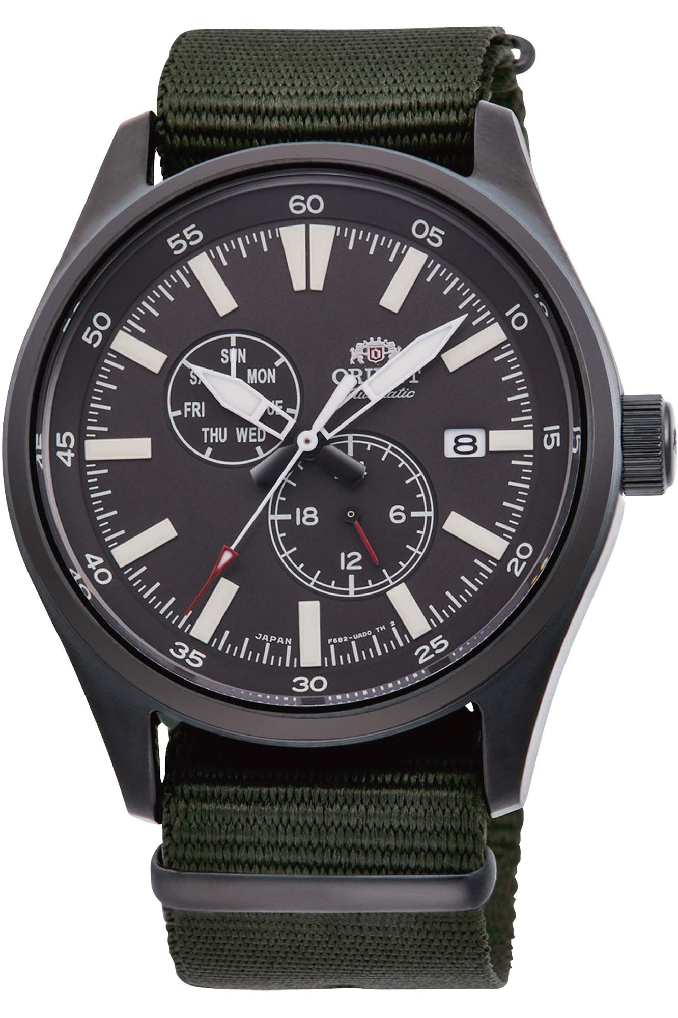 Orient Automatic Watch RA-AK0403N10B, Black, 7020-6smd-42mm, Strap