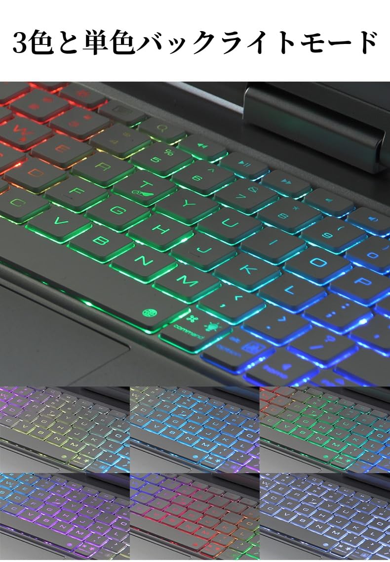 Amazon | 360度回転 2024 iPad mini A17 Pro キーボード iPad Mini 第6