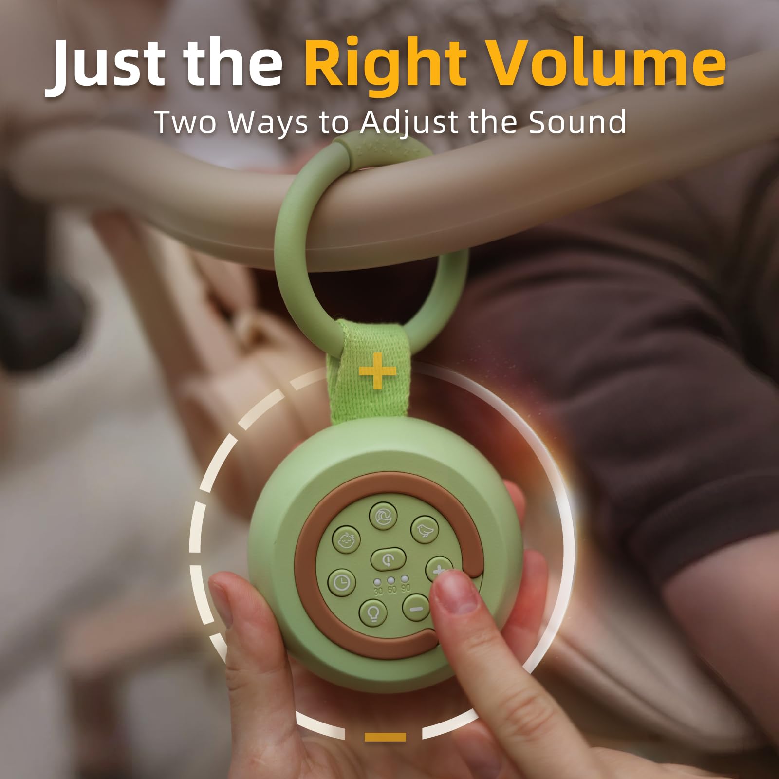 alilo Tétine de poche | Machine sonore portable pour bébés et enfants | Veilleuse | 30 sons apaisants | Voyage | Bruit blanc | Minuteur | Fonction mémoire | Sommeil | Shush | Fête prénatale | Cadeau