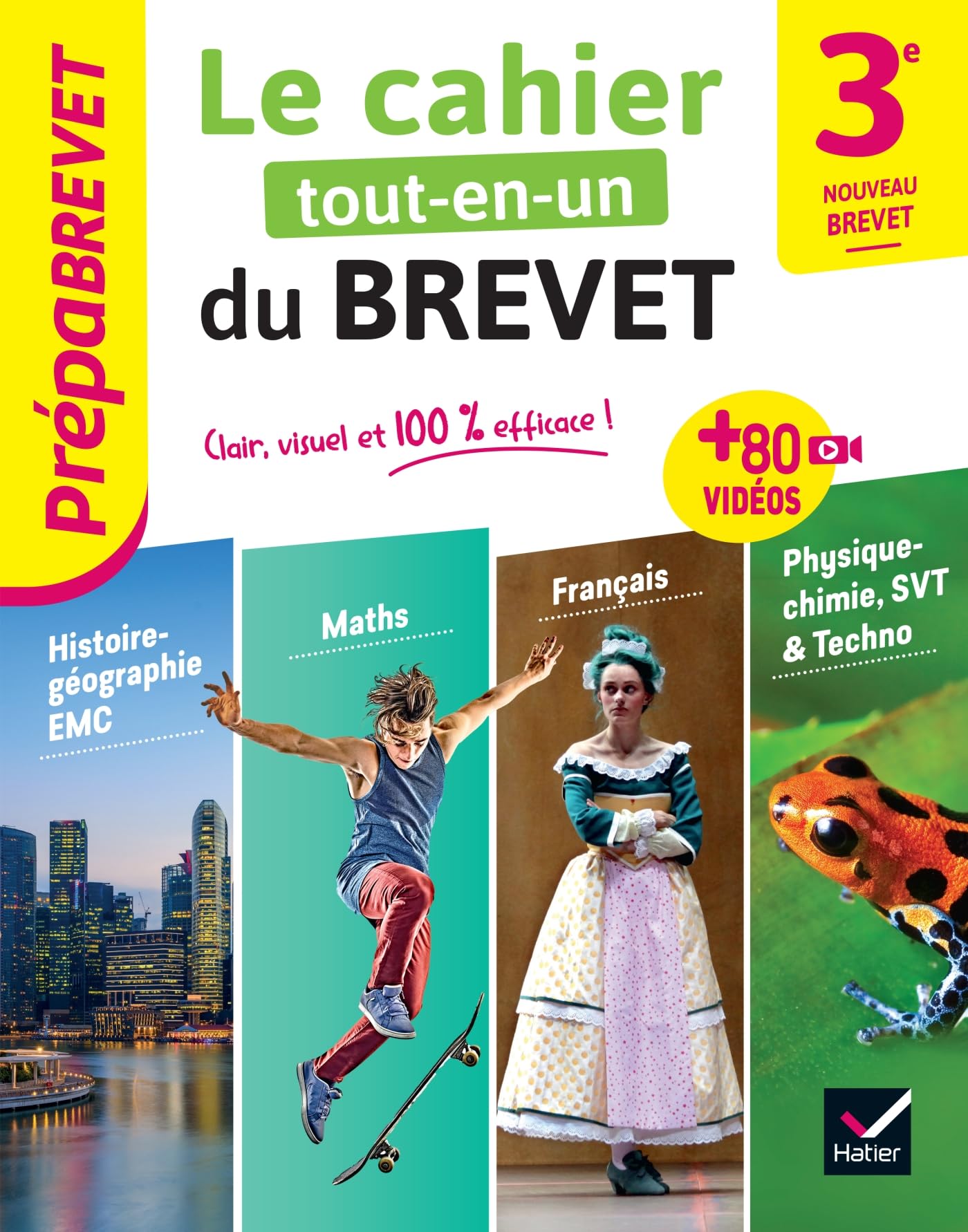 Prépabrevet - Le Cahier Tout-en-un du Brevet - Brevet 2026: toutes les matières, avec 60 vidéos de révision