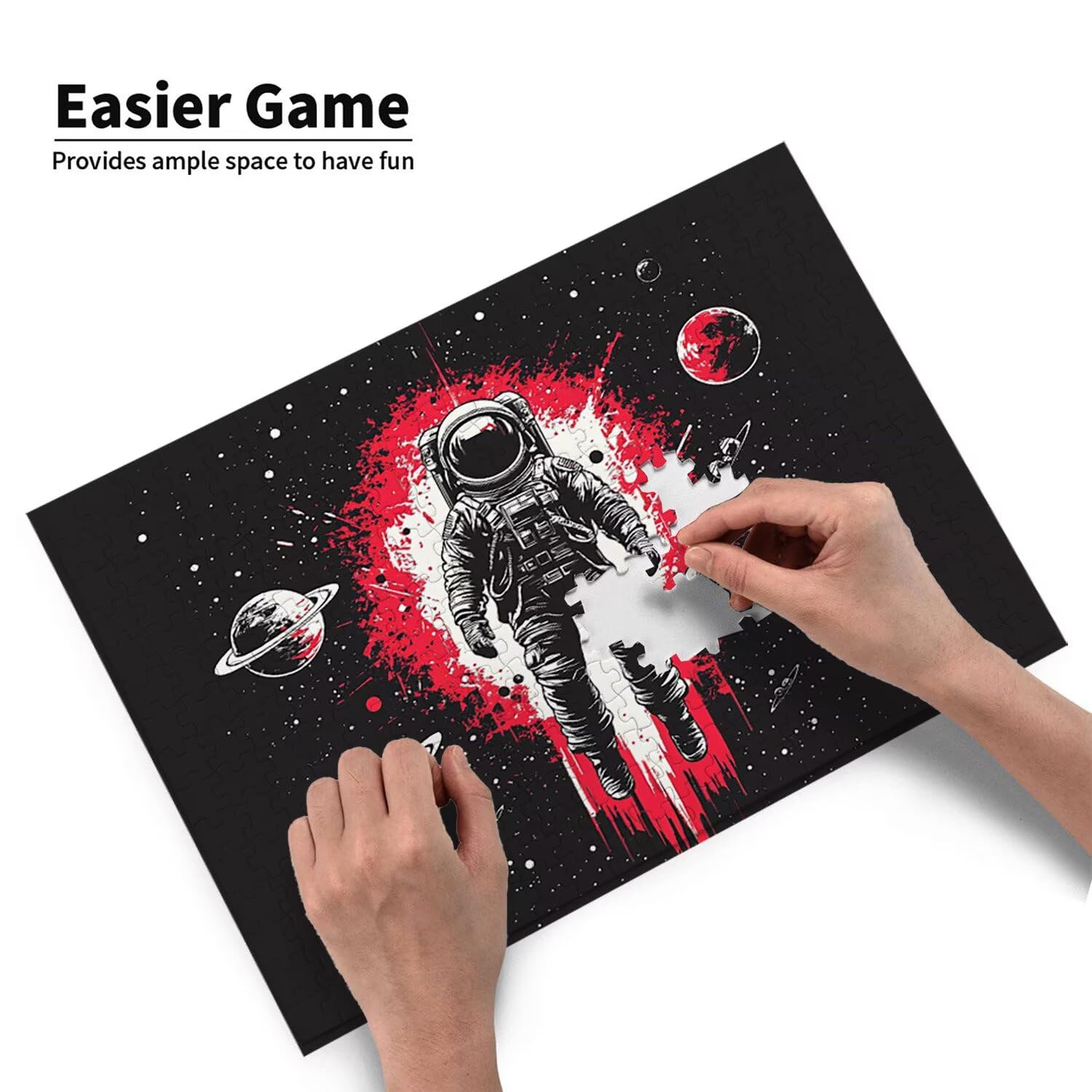 Puzzle de 1000 Piezas Puzzle Adultos 75x50cm Juego Educativo Regalos Rompecabezas para Adultos y niños a Partir de 14 Años, Regalo Creativo para la Relajación - (Astronautas) t-940