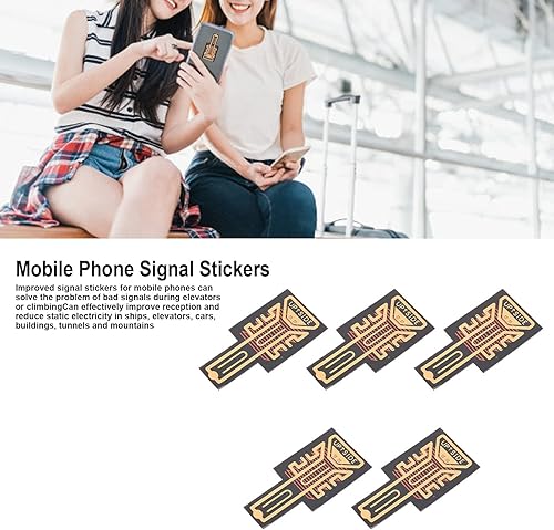 Miniatura 3 de 5PCS Mobile Phone Enhancement Stickers Antenna Reception Booster Stickers Easy Install Improved Cell Reception Sticker