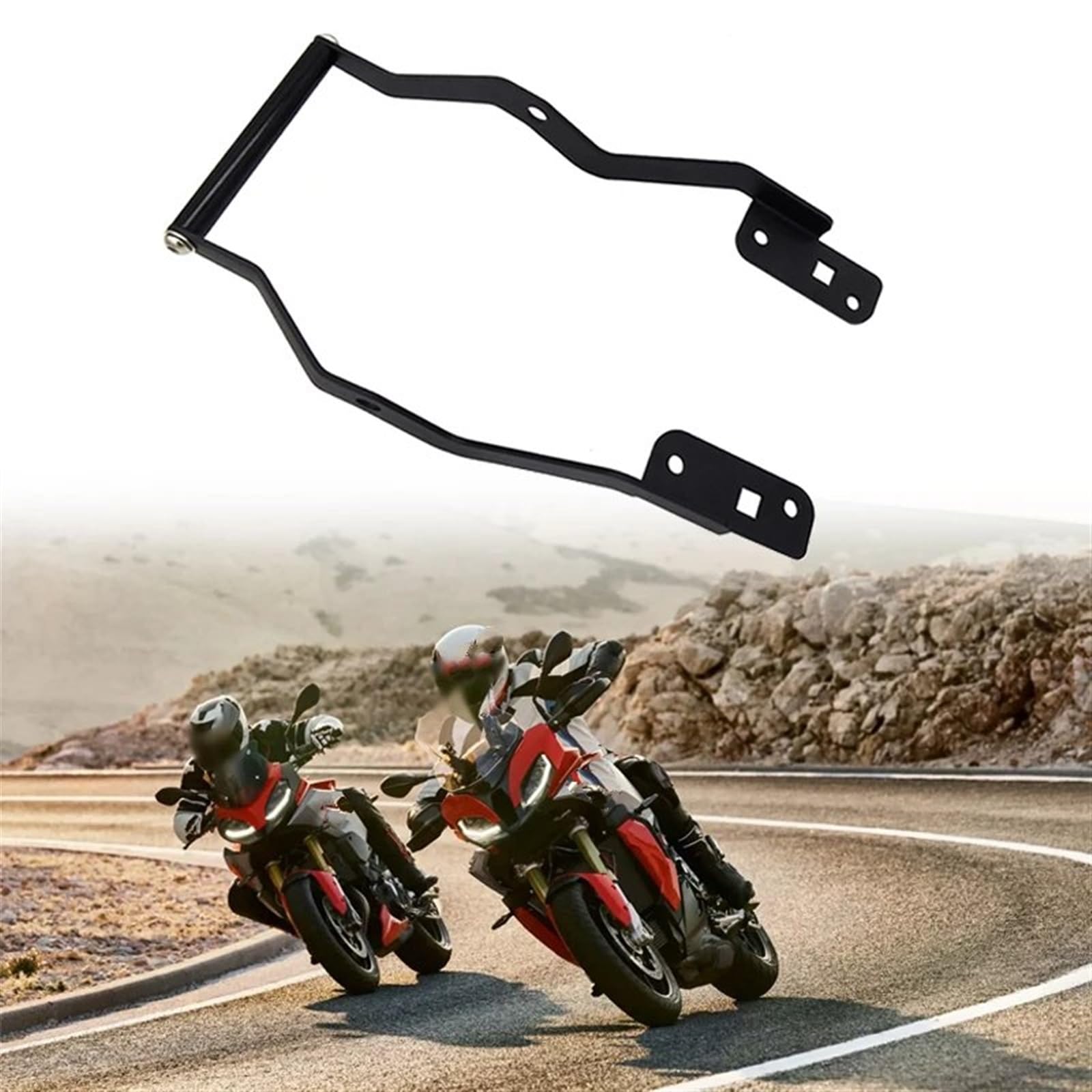 Support Téléphone Moto pour BMW F900XR 2020 F900XR Support GPS Smartphone Moto Support Navigation Support Téléphone Portable Support Téléphone Support Guidonavec avec(12MM)