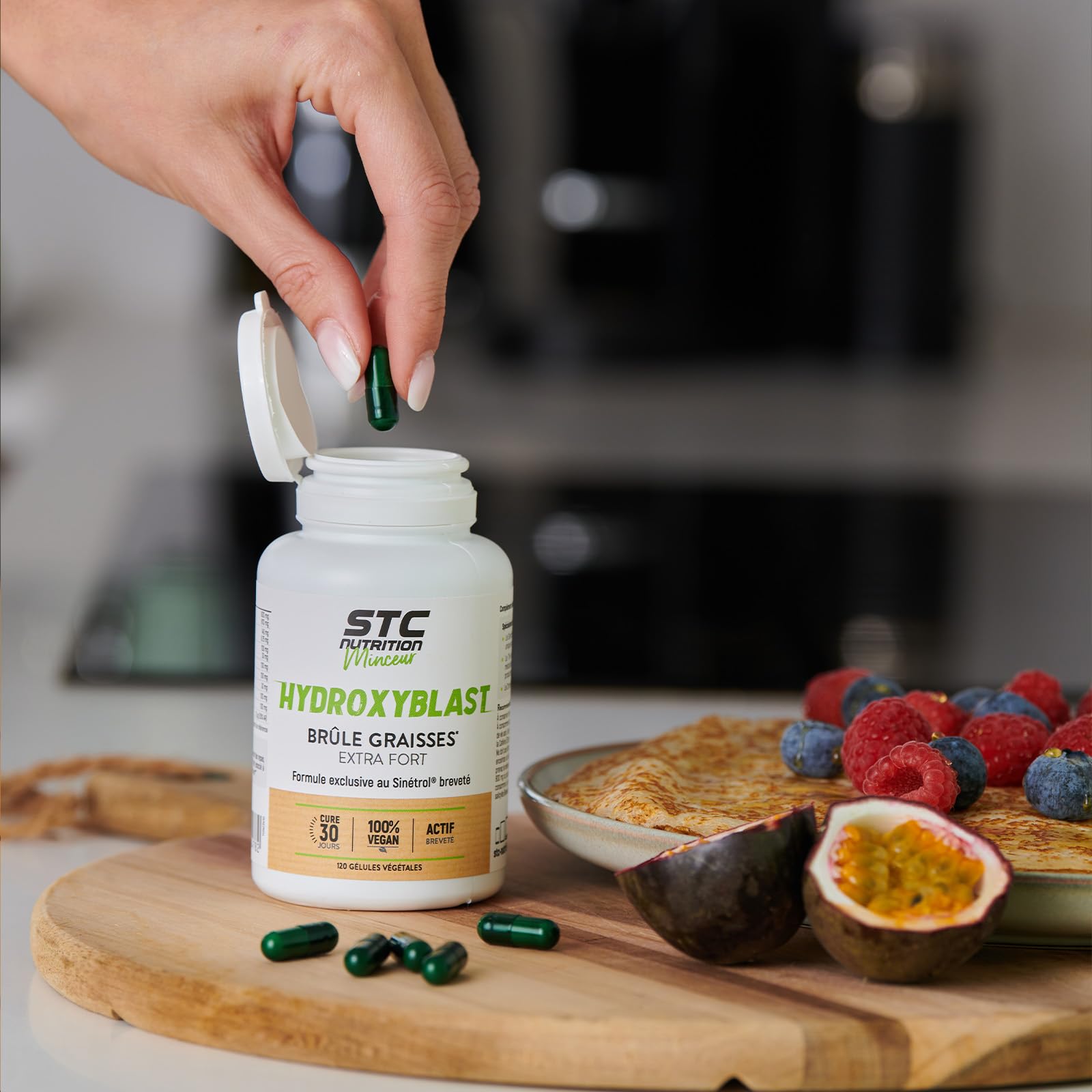 STC NUTRITION - Hydroxyblast® - Brûleur de graisses & coupe-faim naturel à base de plantes - Actif breveté Sinetrol® -Perte de poids & Contrôle de l'appétit - Lot de 2