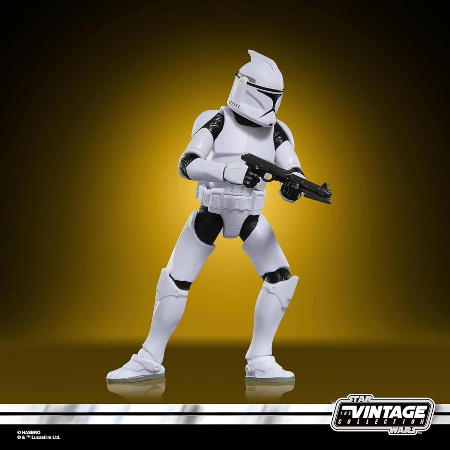 STAR WARS The Vintage Collection Phase I Clone Trooper, Attack of The Clones 3.75 Inch Collectible Action Figure