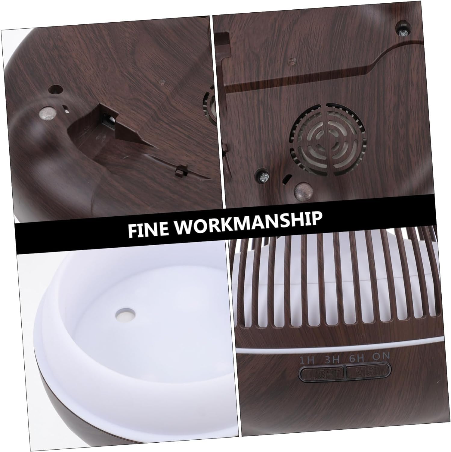 Per uso domestico 1 Set Umidificatore Purificatore d'aria compatto Purificatore d'aria domestico Atomizzazione Diffusore di aromaterapia Plug-in Purificatore d'aria Purificatore d'aria compatto