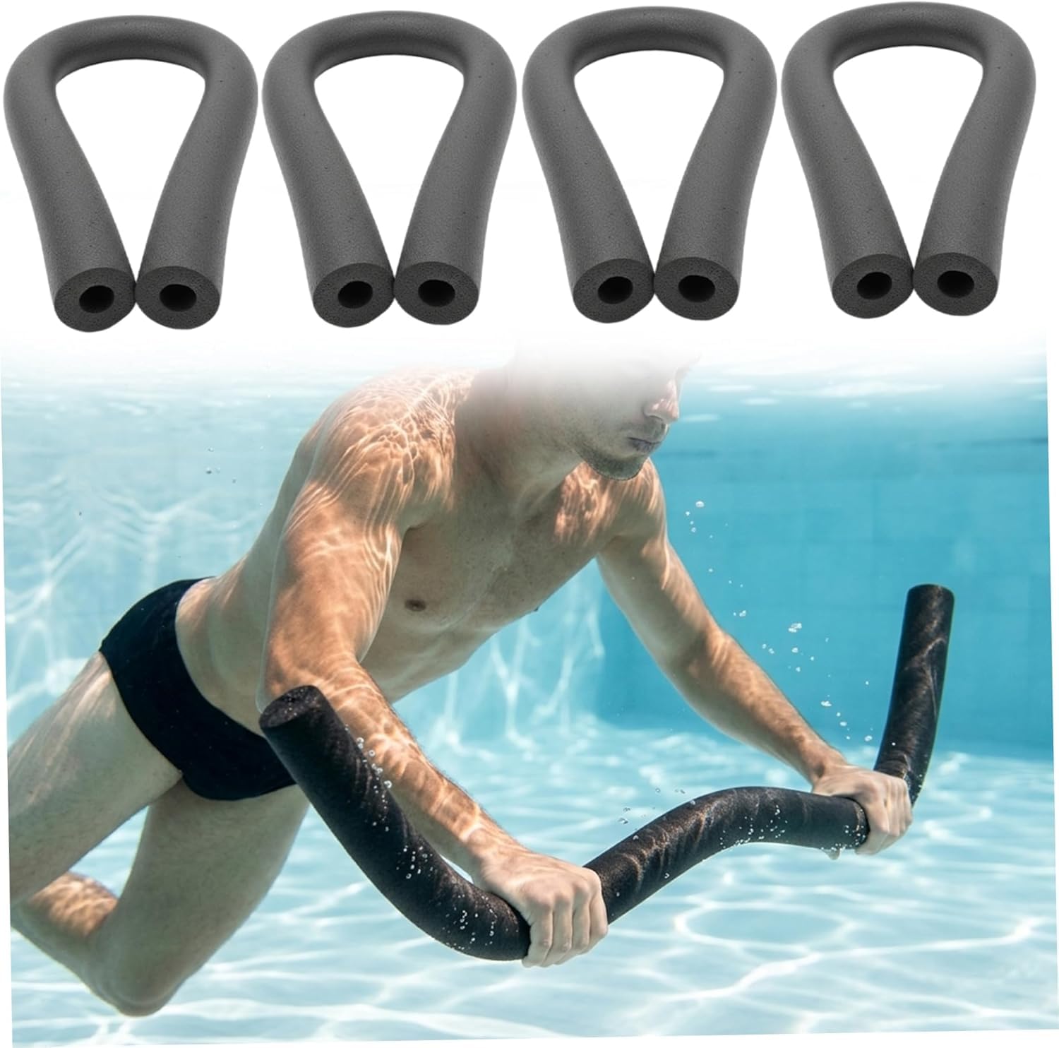 Frite De Piscine En Mousse – 150 Cm, Flotteur Creux, Mousse Souple, Aide à La Flottaison, Loisir Aquatique, Pour Enfants Et Adultes