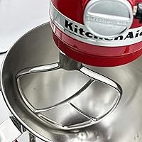 Vista 8 de Flat Beater Replacement for KitchenAid 5plus/6 Qt. Bowl-Lift Stand Mixers/Polished 18/8 Stainless Steel Paddle Accessories/No coating/Dishwasher