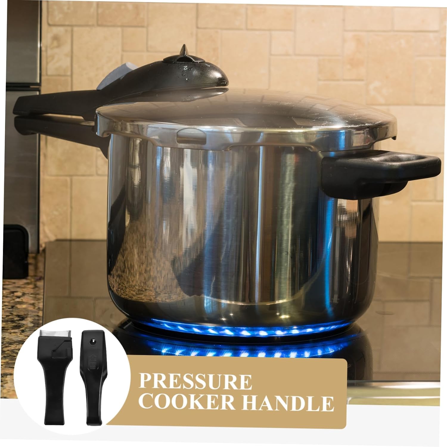 Replacement Handle for Pressure Cooker Comfortable to Install Remove Kitchen Accessory