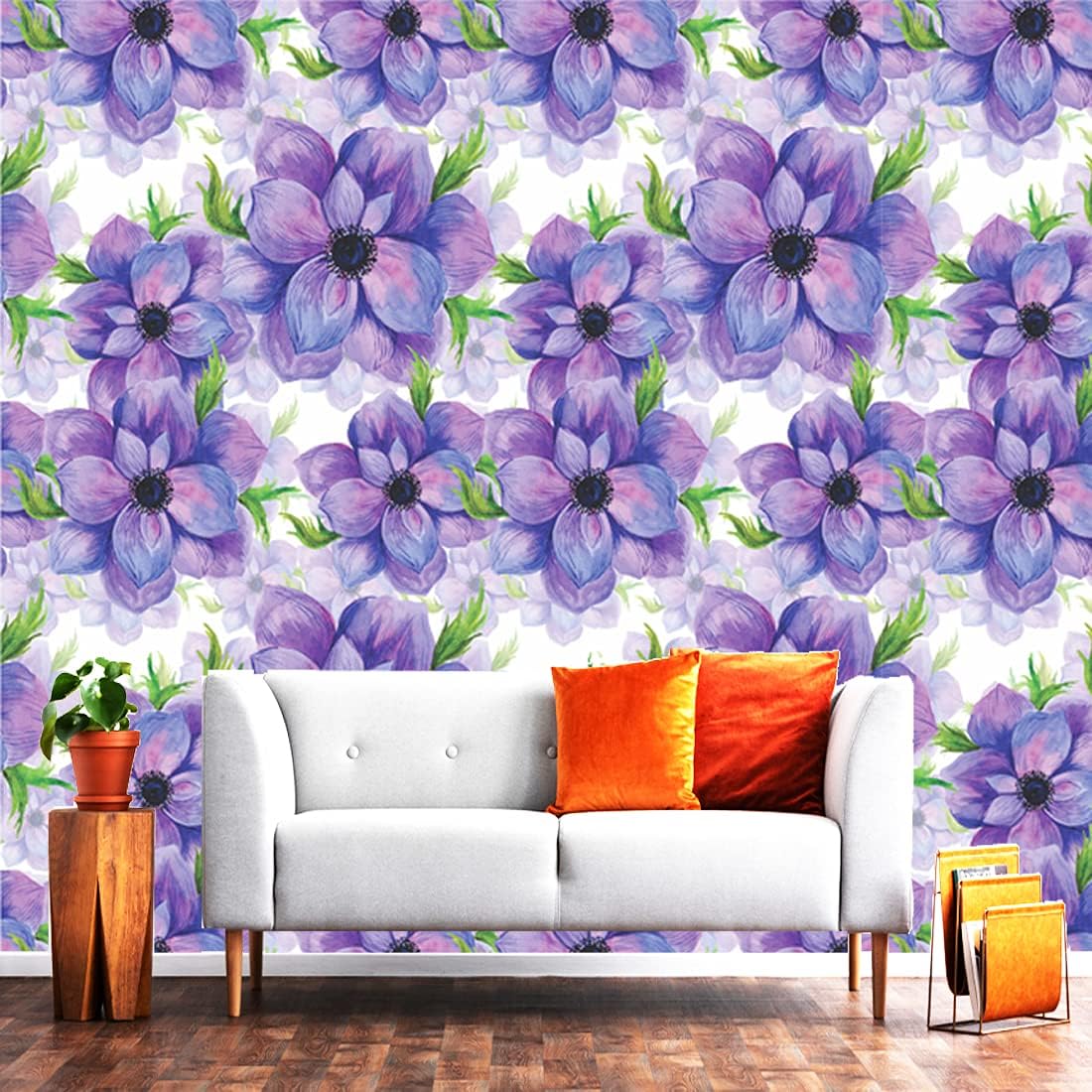 Wall Sticker Model(jaamaniflower) Extra Large Size(40x300)cm for Walls/Door/Furniture/Glass/Any Plain Surface