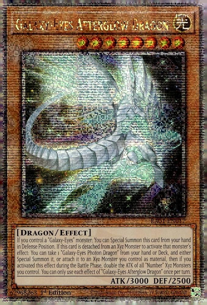 Amazon.com: Galaxy-Eyes Afterglow Dragon (Quarter Century