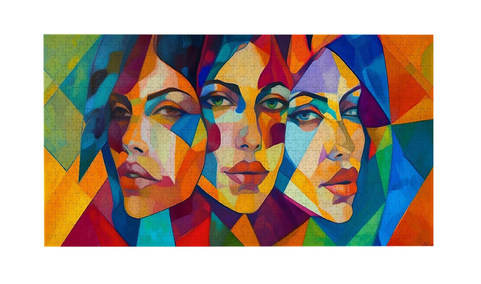 Abstrakcyjna kobieta - Puzzle 900 sztuk dla dorosłych - Puzzle DIY, kreatywna rozrywka, sztuka nowoczesna, klasyczne puzzle dla dorosłych i młodzieży w wieku 12 lat, pomysł na prezent dla mężczyzn i