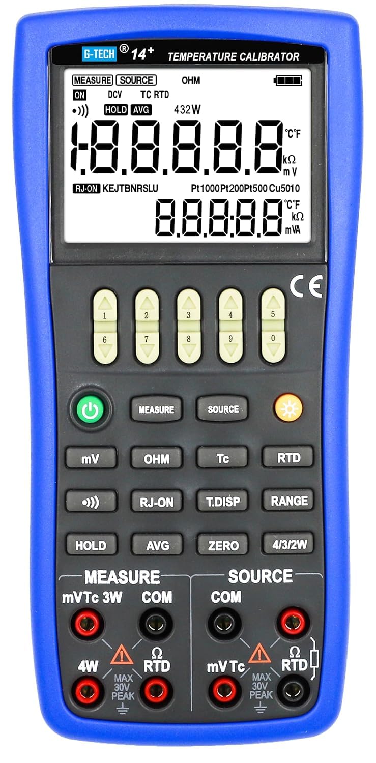 Temperature Calibrator 14+, 05 DIGIT High Accuracy 0.02%, DC Voltage/Resistance/TC/RTD (SOURCE/SINK) Measurement, LCD Display, SOLD BY TECHNO INSTRUMENTS BANGALORE-image-28