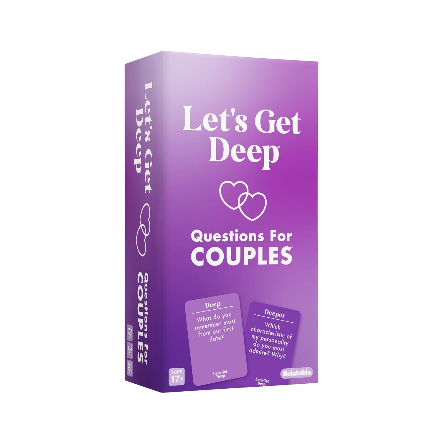 WHAT DO YOU MEME? Lets get deep US Exciting question Game for Couples 3 Intimacy Levels Ideal for Date Nights for 2 Players Aged 17 and Over