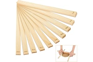 Sasylvia 10 Pcs Pottery Teaching Rolling Mud Stick Guide