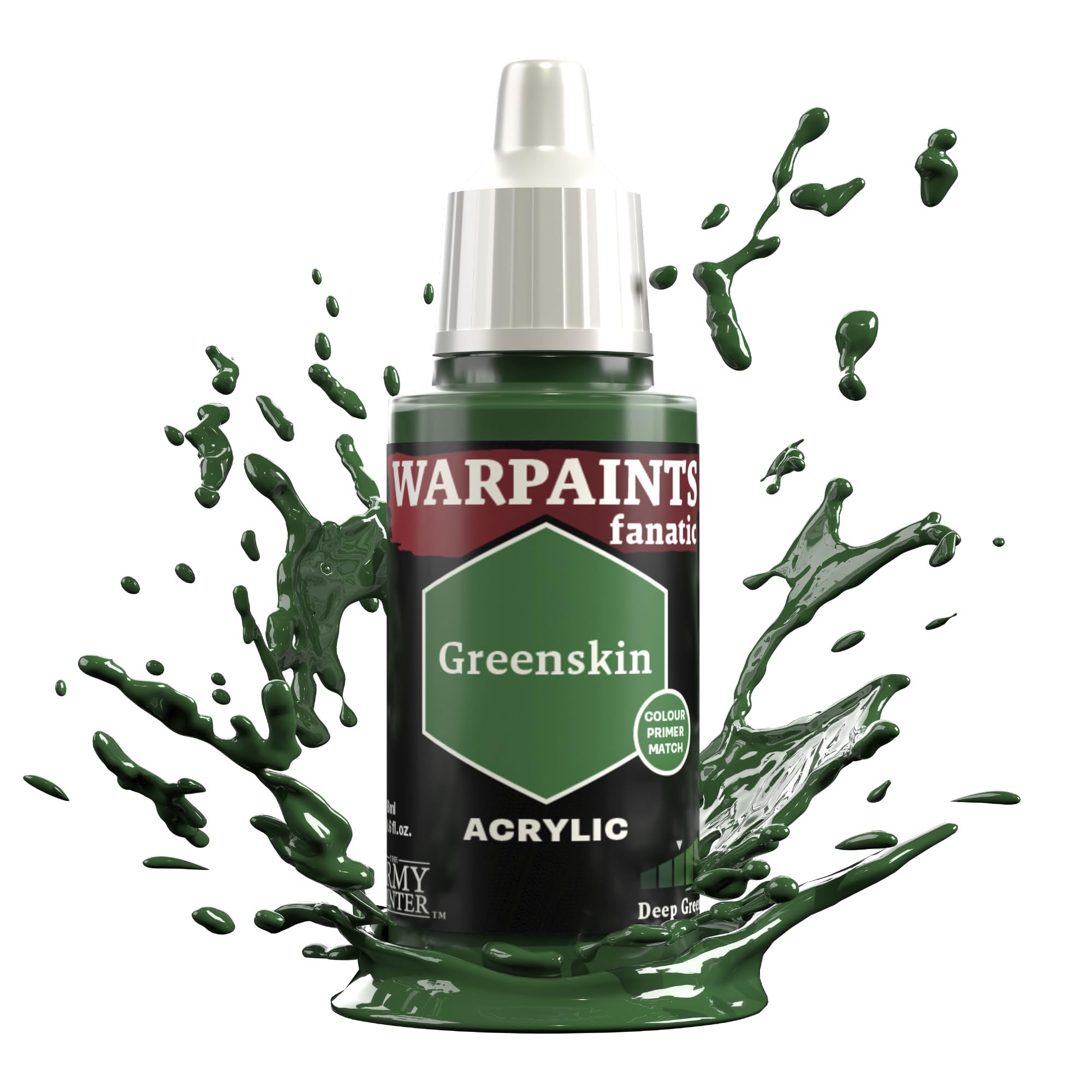 The Army Painter - WP3051P Warpaints Fanatic Greenskin 18ml Acrylic Paint