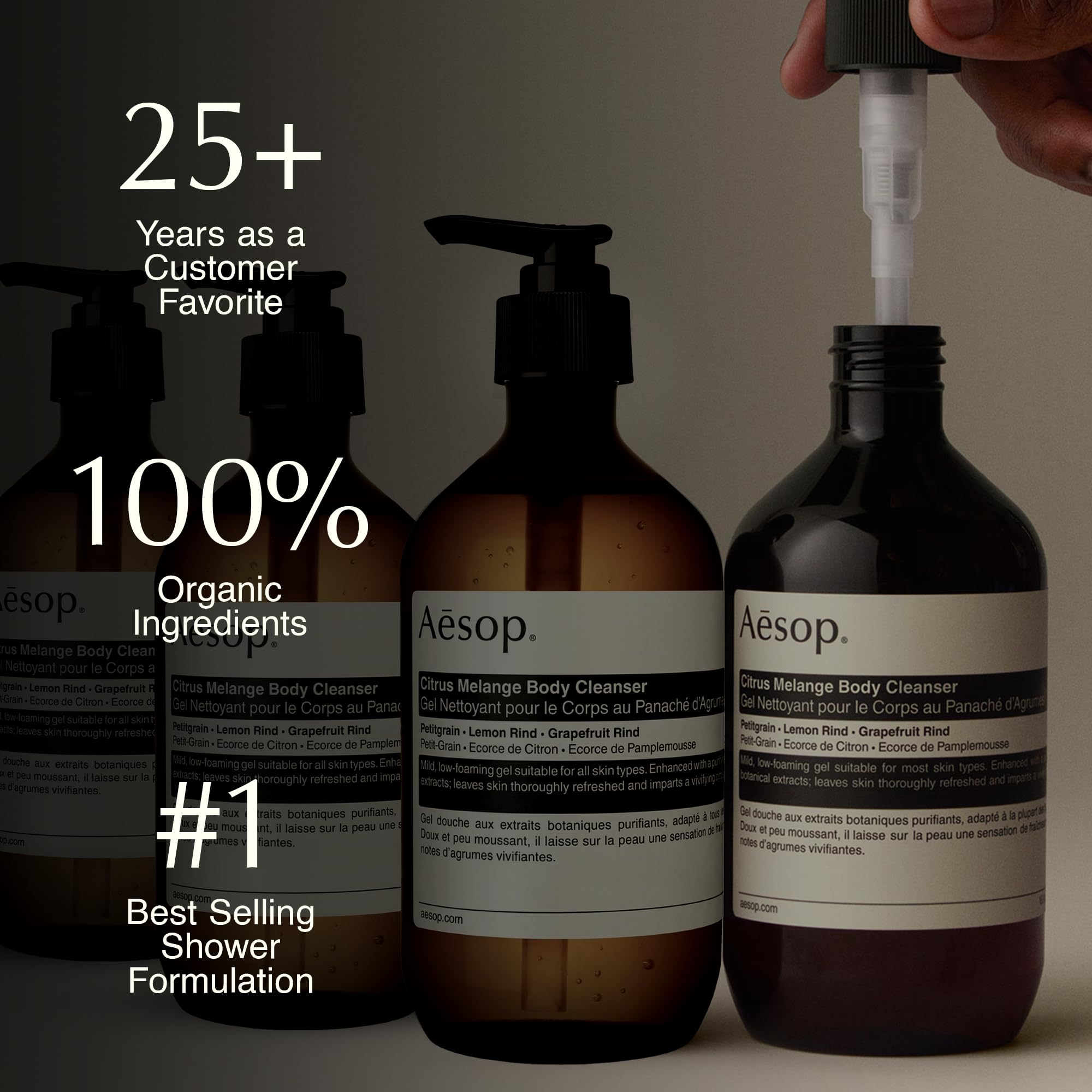 Amazon.com : Aesop Citrus Melange Body Cleanser | Low-Foaming