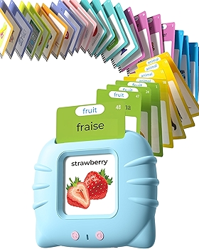 法英双语口语卡片，蒙台梭利语言学习与自闭症辅助感官学习套装