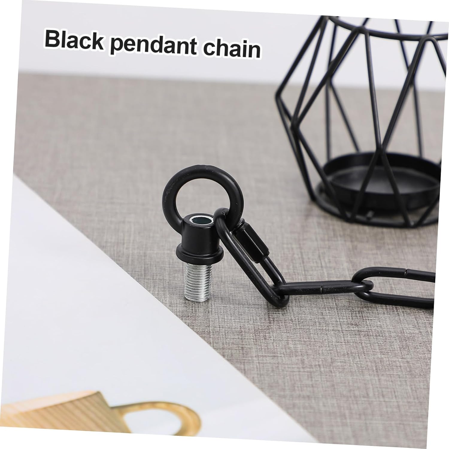 1set Heavy-duty Hanging Chain Planter Hanger Hooks Versatile Light Fixture Chain for Indoor and Outdoor Use for Plants Lanterns Bird Feeders
