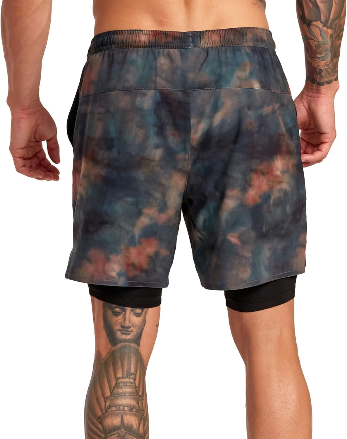 RVCA Mens Yogger Train 2 in 1 Short