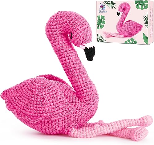 Crochetta Kit de ganchillo para principiantes, kit de inicio de ganchillo para principiantes con tutoriales en video paso a paso, kits de