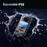 Insta360 X3 48MP 1/2" Action Camera 360° Waterproof Action Camera with 48MP Sensors, 5.7K 360° Active HDR Video, 72MP 360° Photos, 4K Single Lens, Stabilization, 2.29" Touch Screen with Sticker Kit - 7
