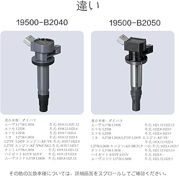 Amazon | AITAOTAO 車用 イグニッションコイル 3本セット ダイハツ