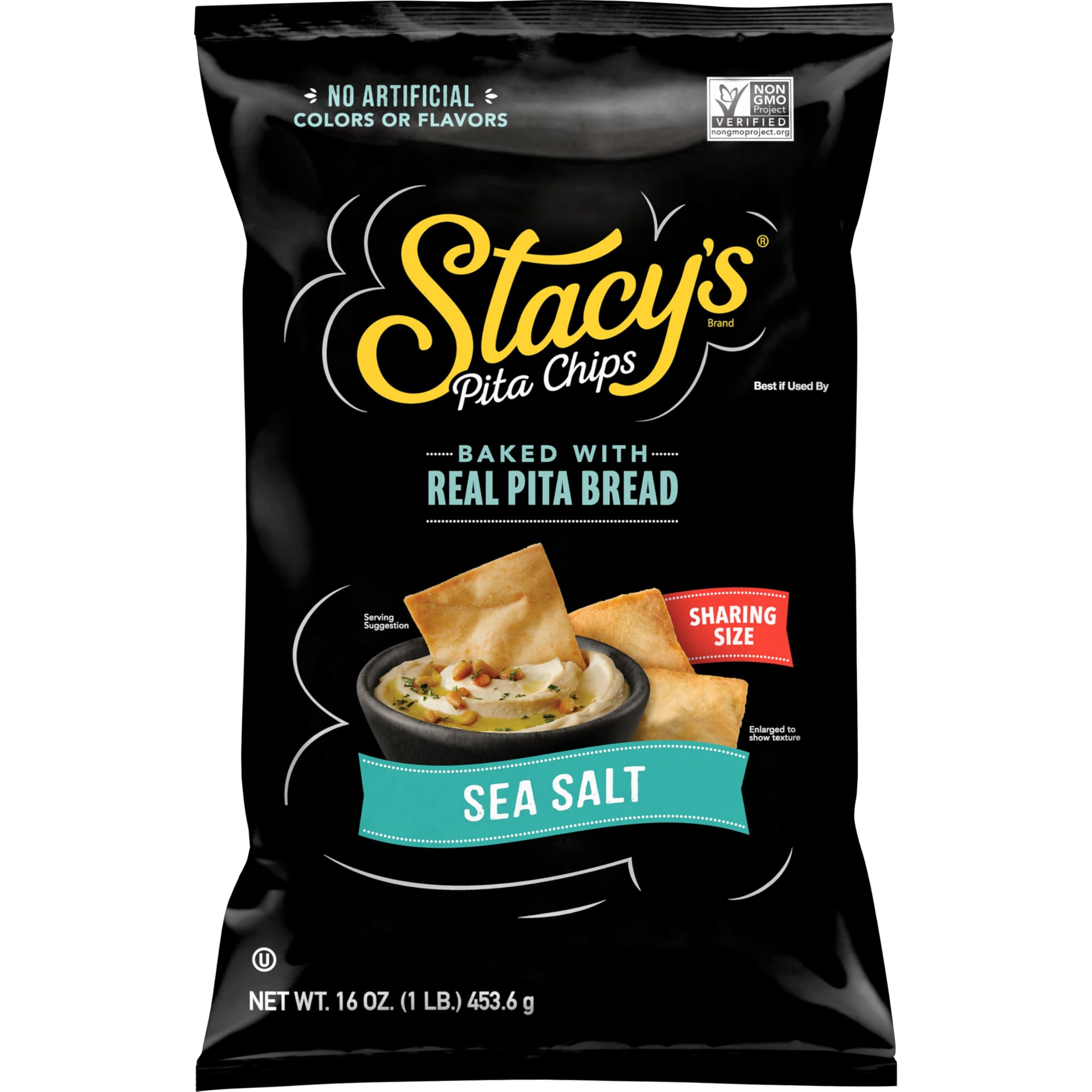 Simply Naked Party Size Pita Chips, 18 Ounce