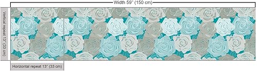 Vista 207 de Ambesonne - Tela multicolor impresa digital por The Yard