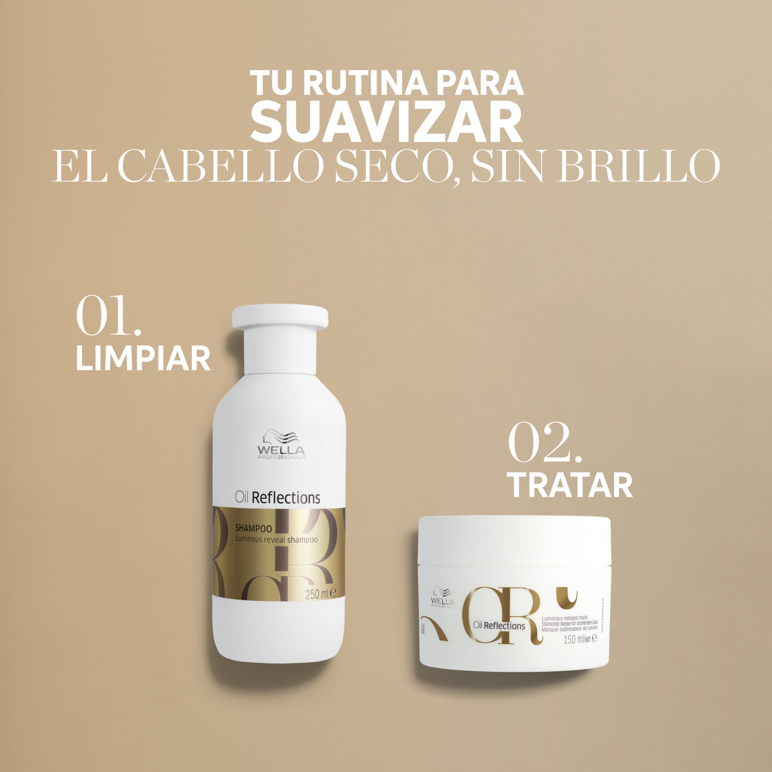 Wella Professionals OIL REFLECTIONS Champú Realzador de Brillo y suavidad - Aceite de Camelia y Extracto de Té Blanco, 1L