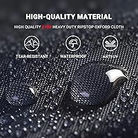 Vista 2 de Himiway UPGRADE - Funda de bicicleta para 1 bicicleta de neumático grueso o 2 bicicletas, cubierta de bicicleta gruesa 600D, material Ripstop