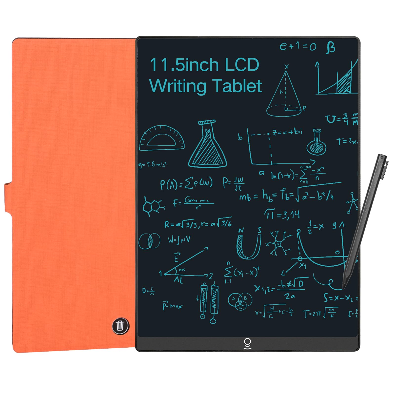 Czemo Tableau d'écriture LCD 11,5 pouces avec étui de protection Réutilisable