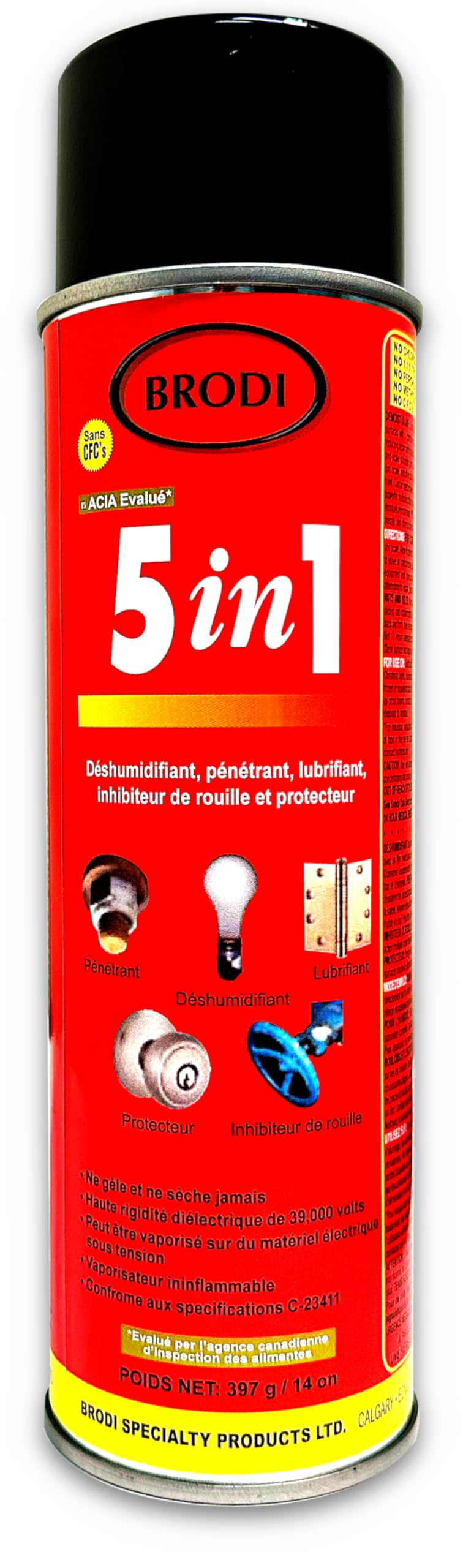 MaxGuard 5-in-1 Industrial Lubricant Spray, Moisture Displacer, Deep Penetrant, Rust Blocker, Long Lasting Lubricant, Safe for Live Circuits, Tools & Machinery