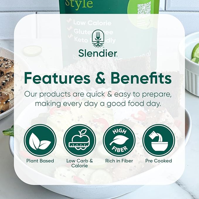 Slendier - Pack Variedad Shirataki de 6 | Pasta Baja en Carbos miniatura 5