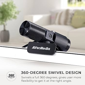 未開封 AVerMedia Live Streamer CAM 313 PW313 Full HD 1080p Webcam, Camera for Gamers | AVerMedia