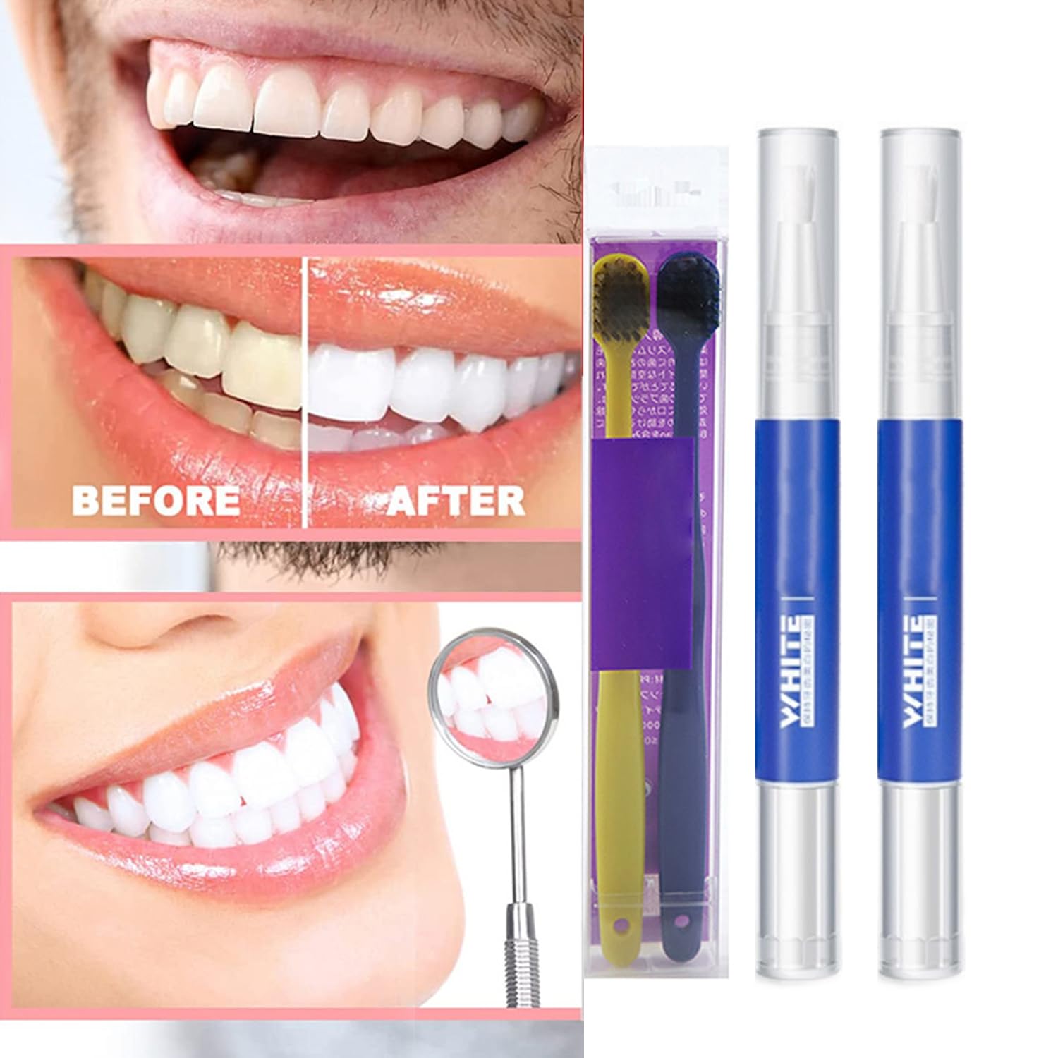 BLEEX Sérum Blanchissant Stylo, Le Stylo Blanchisseur Bleex, Gel Blanchiment Dentaire, éclaircit Instantanement, élimine Les Taches & Jaunissement, Pour Dents Sensibles, Facile à Appliquer (5)
