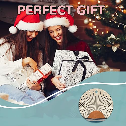 Miniatura 6 de Adorno de sol, adorno de sol, adorno de Navidad bohemio, adornos retro bohemios de olas del océano para árbol de Navidad, adorno bohemio, adornos de