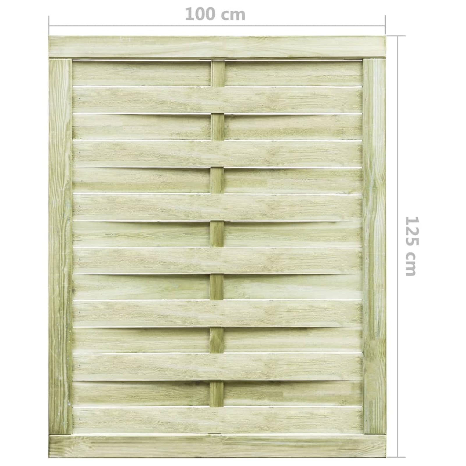 Massivholz Gartentor Terrasseneingang 100x125cm grün imprägniert stabil Model45310