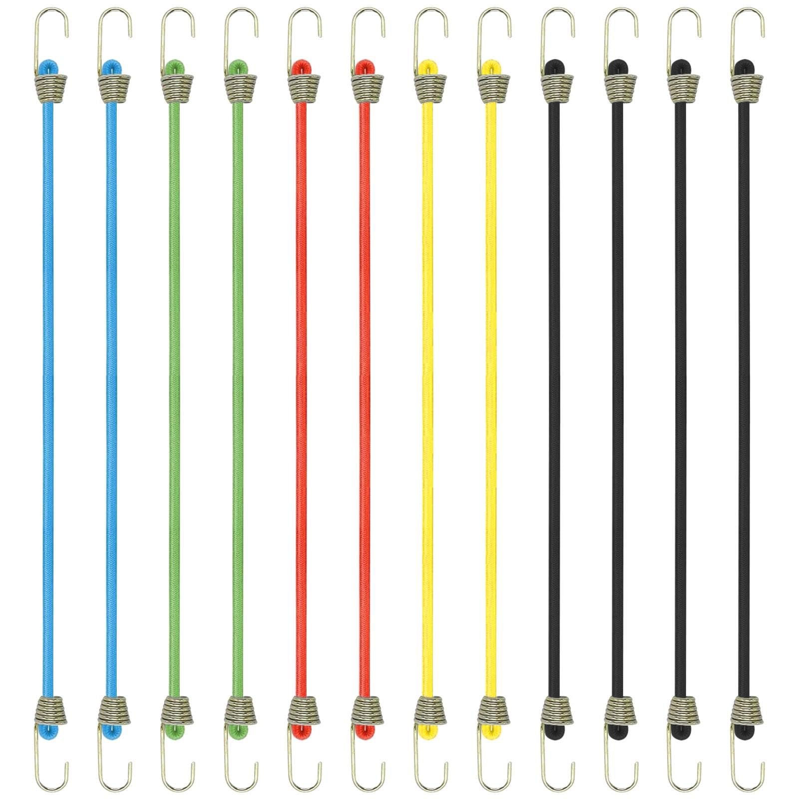 Cuerdas Elásticas Paquete De 24 Unidades Con Gancho | Envío Gratis