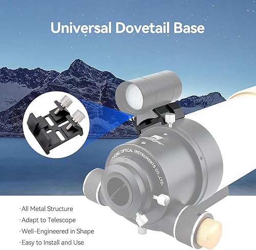 Miniatura 5 de SVBONY Cámara de telescopio SV305 Pro, cámara de guía de astronomía de 1.25 pulgadas, paquete con base universal de cola de milano y mini guía SV165