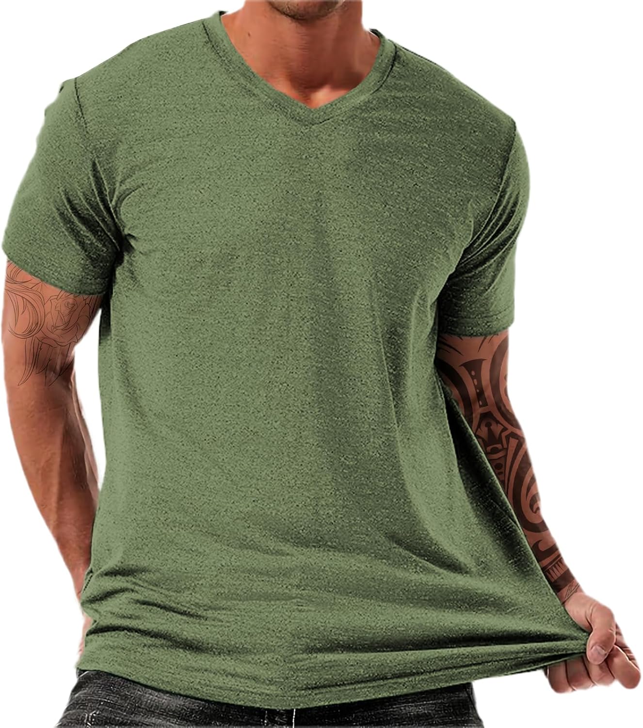 Breathable Gym Tshirts for Men Short Sleeves Oversized Fishing Shirt Casual Basic Tops Midweight Summer Beach Tops