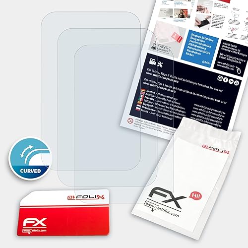 Miniatura 2 de Protector de pantalla compatible con Huawei Watch Fit Protector Film, película protectora de pantalla FX ultra transparente y flexible (3X)