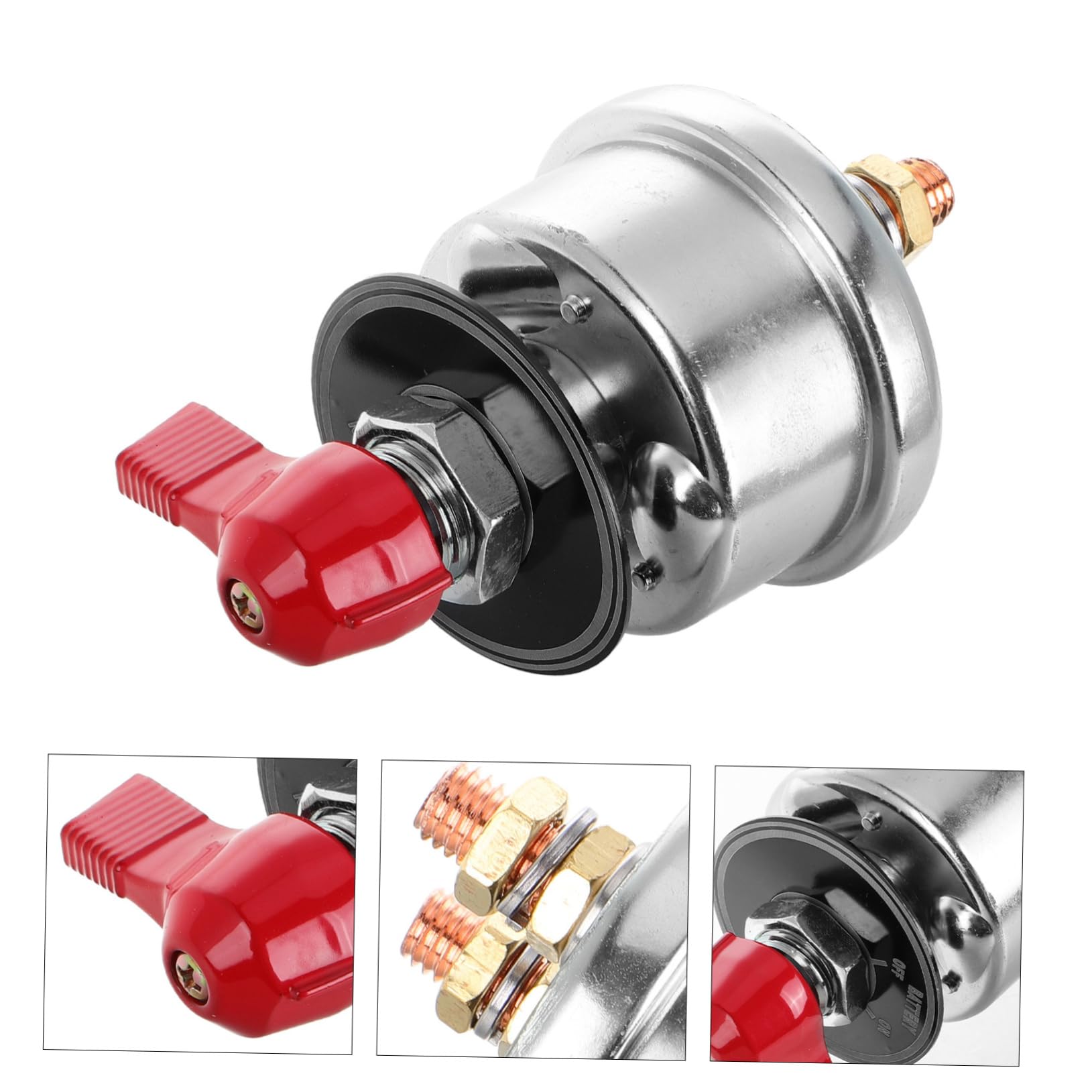 Alipis Interrupteur de Coupure Rapide pour Batterie de Voiture Coupe-circuit Antivol Interrupteur de Déconnexion pour Machines et Véhicules