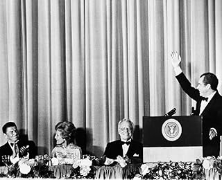 Richard Nixon (1913-1994)N37Th President Of The United States President Nixon (At Podium) At A Fundraising Dinner For The Republican Party In Los Angeles With Governor Ronald Reagan (Far Left) First L