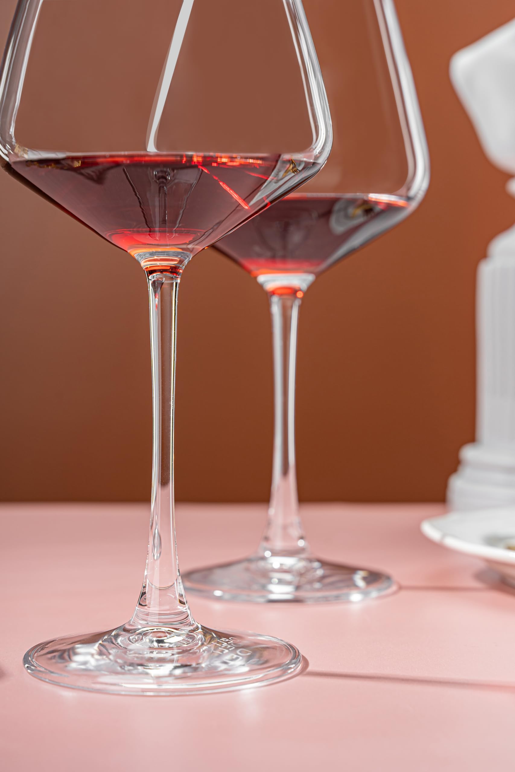 Premium Crystal Wine Goblets - Set of 6 -8