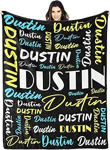 Personalized Blankets for Kids with Names Customized Blankets with Name for Adult Custom Blanket Gift for Birthday Christmas Valentines Day Gift