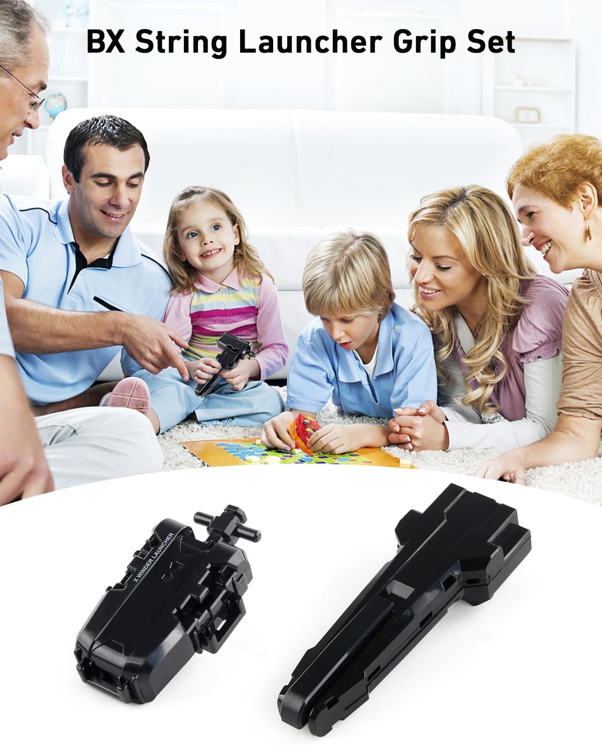 Poignée Pour Winder & String Launcher Beyblade X - Grip/Handle - Tranche D'âge 8-11 Ans - Neuf