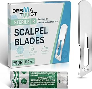 DermaTwist 10R Blades Dermaplaning - Paquete ...