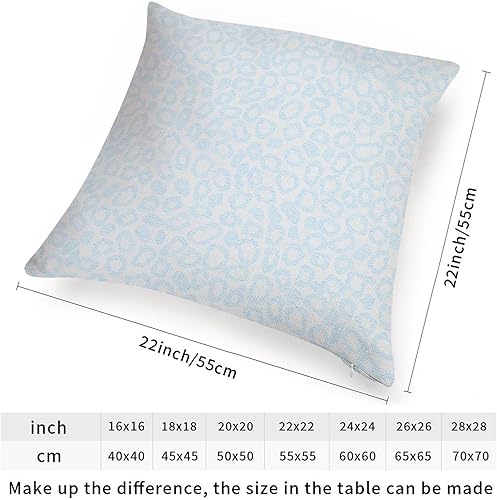 Vista 409 de Funda de cojín con estampado de guepardo rosa intenso, cojín cuadrado con estampado de animales fucsia, funda de almohada decorativa para el hogar